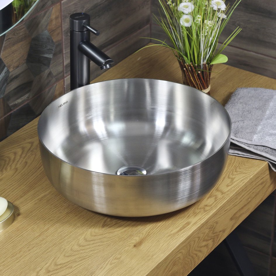 

Умывальник Melana Profline 400 Lake сатин