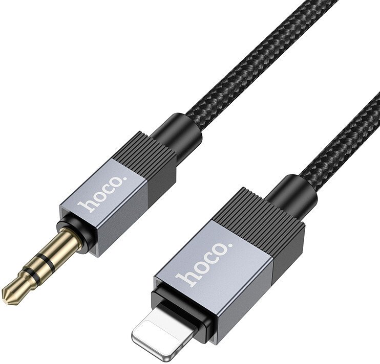 Кабель Hoco UPA32A Lightning - 3.5 mm Jack (1 м, черный)