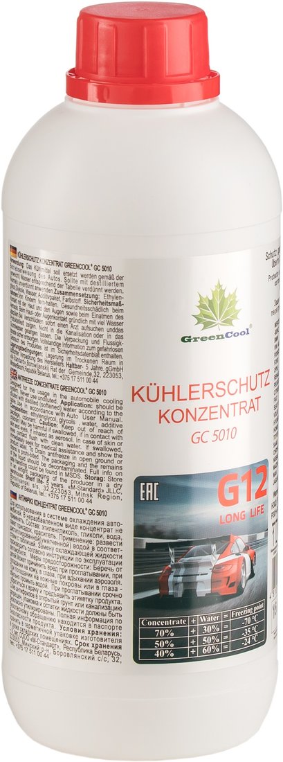 

Антифриз GreenCool Концентрат GC5010 1л