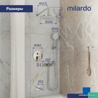 Душевая система  Milardo Rora RORSB03M68
