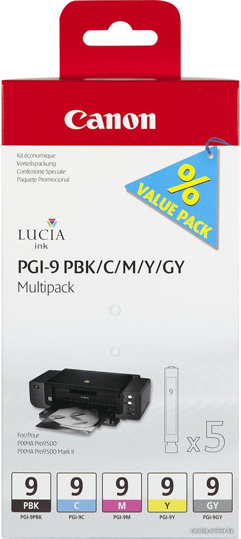Картридж Canon PGI-9 PBK/C/M/Y/GY [1034B013]