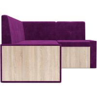 Угловой диван Мебель-АРС Таллин 191x83x121 (фиолетовый)