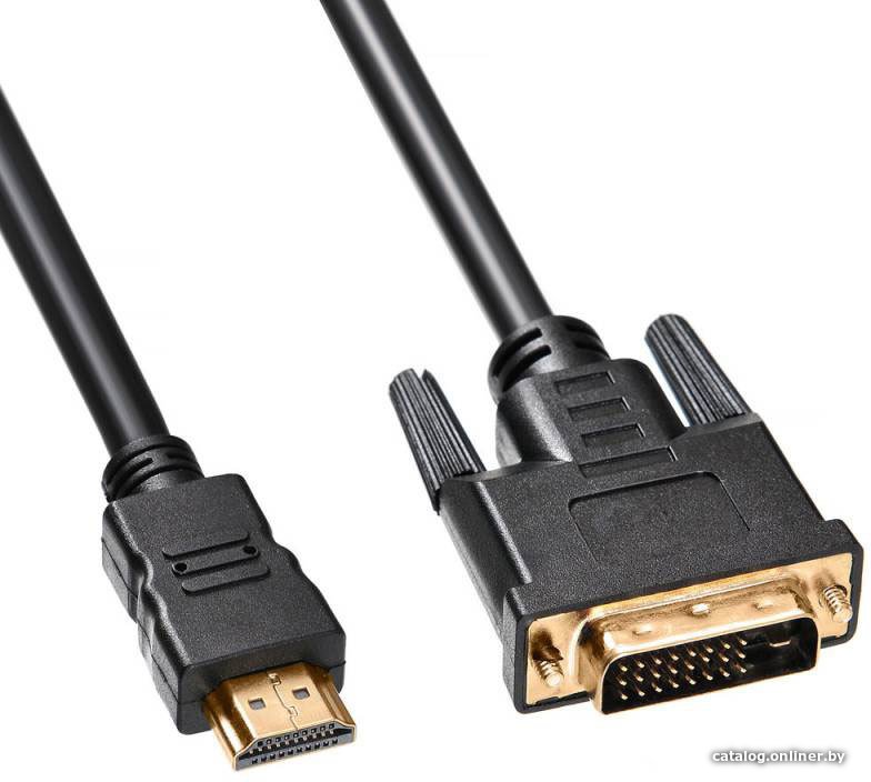 Кабель Buro HDMI-19M-DVI-D-3m