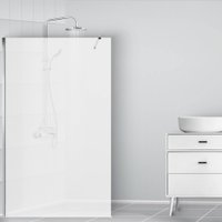 Душевая стенка Saniteco Walk-In SN-W6TC100 (100x200, прозрачное стекло, хромированный профиль)