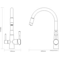 Смеситель Savol S-L1806L-01