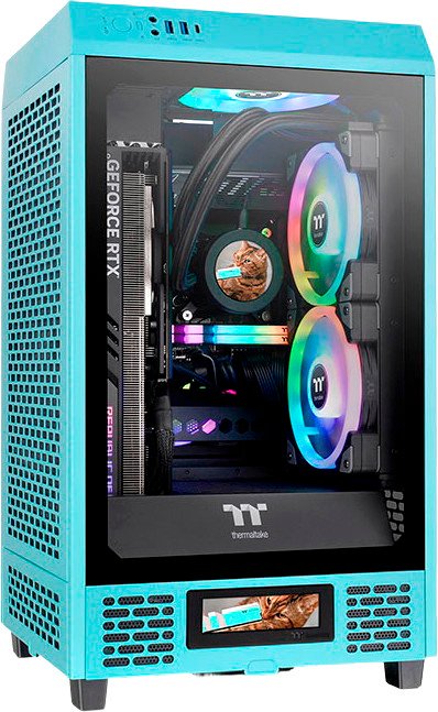 

Корпус Thermaltake The Tower 200 Turquoise CA-1X9-00SBWN-00