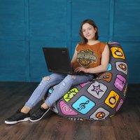 Кресло-мешок Flagman Груша Макси Г2.4-07 Плей 01