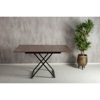 Стол-трансформер Levmar Apollo D69/S53 (дуб шамони темный/черные опоры)