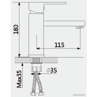 Смеситель Vieir V113512-C