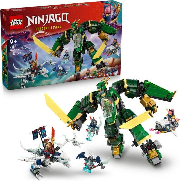 Конструктор LEGO Ninjago 71845 Реактивный мех Ллойда