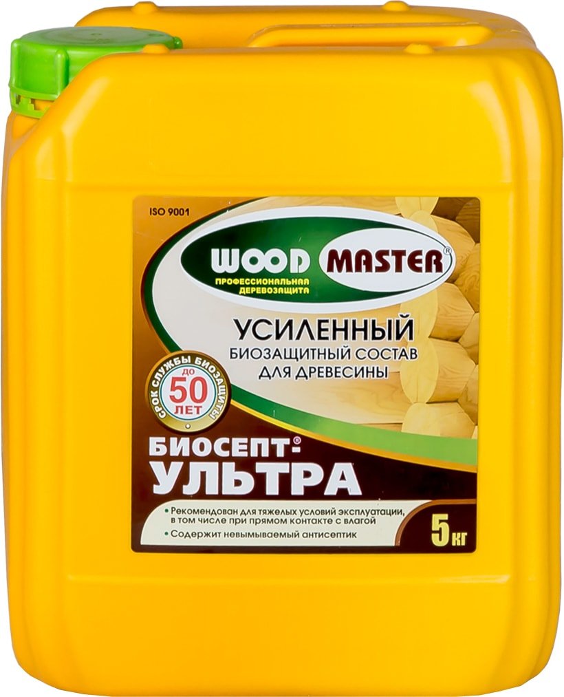 

Антисептик Woodmaster Биосепт Ультра (5 кг)