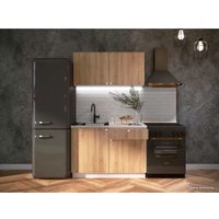 Готовая кухня Doma Ронда 1.2м (ЛДСП, белый/дуб сонома) в Гомеле