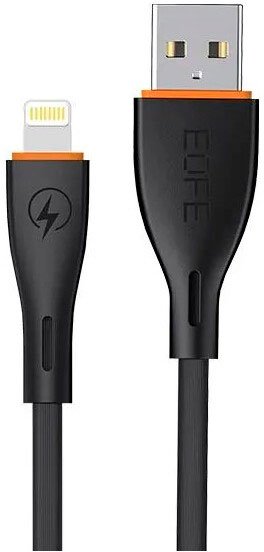 

Кабель EOFE AL21 USB Type-A - Lightning (1 м, черный)