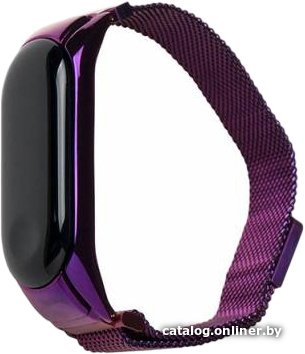 Браслет Xiaomi Milanese Magnetic для Mi Band 3 (фиолетовый)
