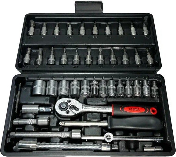 

Универсальный набор инструментов Nord Stern NS-HTB0046EL (46 предметов)