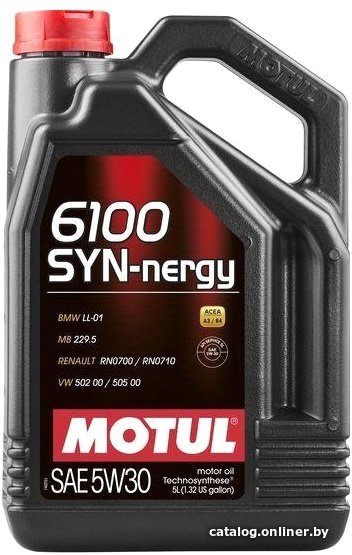 Моторное масло Motul 6100 Syn-nergy 5W-30 5л