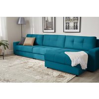 Угловой диван Mio Tesoro Манчестер 292 1.5ек-1.5ек-1.5пф (1102 аквамарин)