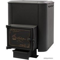 Банная печь Сибирь 15 конвекционная с выносным топочным каналом