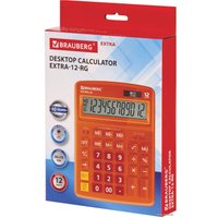 Бухгалтерский калькулятор BRAUBERG Extra 12-RG 250485 (оранжевый)
