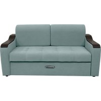 Диван Сириус Лидер-3 НПБ 185x110 (Eva 25 велюр светло-зеленый)