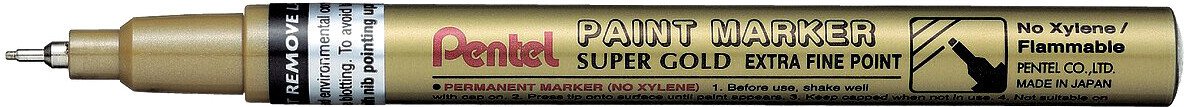 

Маркер перманентный Pentel Paint MFP10-X (золотистый)