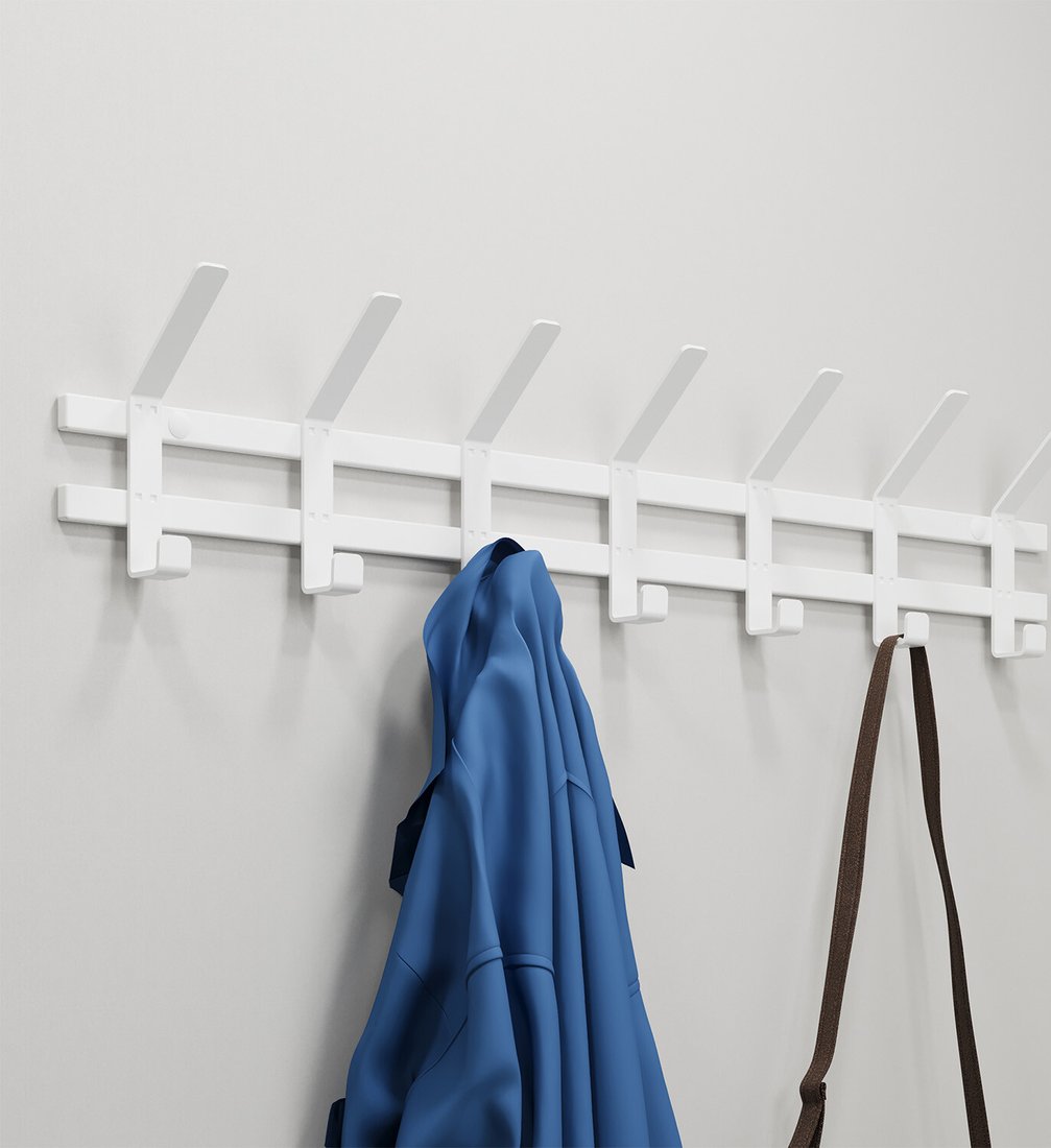 

Вешалка для одежды ЗМИ Торонто 7 ВНТ7 (белый)