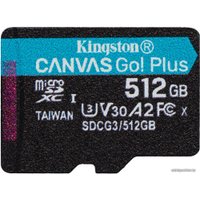 Карта памяти Kingston Canvas Go! Plus microSDXC 512GB (с адаптером)