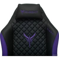 Игровое (геймерское) кресло Knight Explore (черный/фиолетовый)