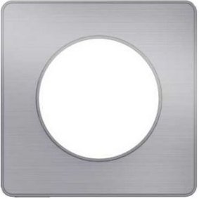 Рамка Schneider Electric Odace S53P802J (матовый алюминий)