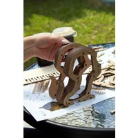 3Д-пазл Eco-Wood-Art Кошечка - копилка