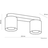 Точечный светильник TK Lighting Vico White 3407