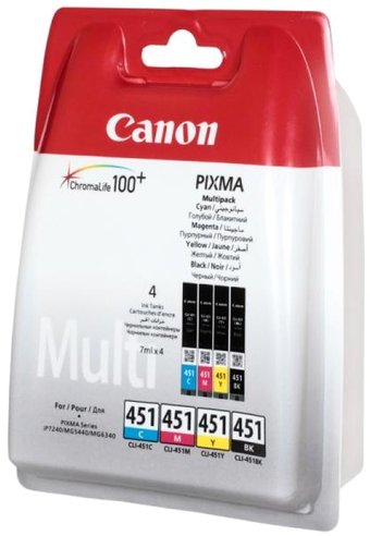 Canon CLI-451 Multipack C/M/Y/BK [6524B004]