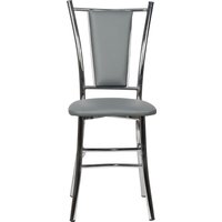 Стул ВВР Марсель (серый/хром, экокожа)