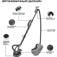 Шлифмашина для стен и потолков Stavr (Ставр) SWS 800-225LK