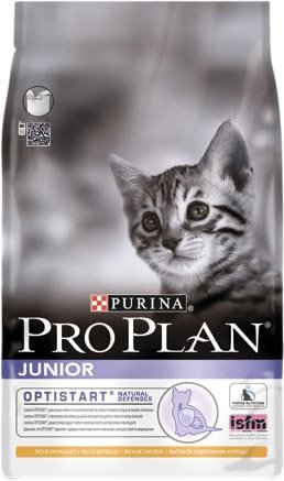 

Сухой корм для кошек Pro Plan Junior Chicken & Rice 10 кг