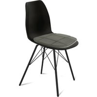 Стул Sheffilton SHT-ST29-CN4/S37 (черный/темный графит/черный муар)