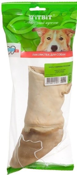 

Лакомство для собак TiTBiT Нога говяжья резаная (мягкая упаковка)