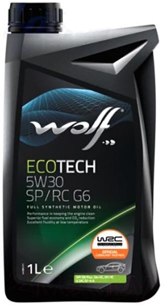 

Моторное масло Wolf EcoTech 5W-30 SP/RC G6 1л