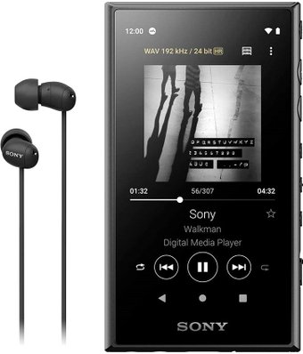 Sony Walkman NW-A105HN (черный, с наушниками)