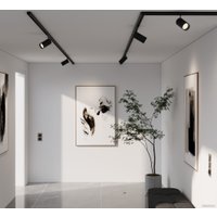 Аксессуар Elektrostandard Slim Magnetic Коннектор угловой для шинопровода Round накладной черный 85135/00