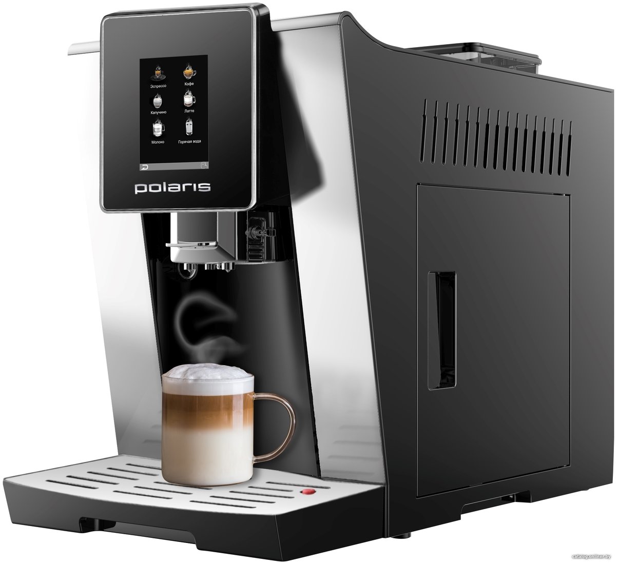 Кофемашина Polaris PACM 2060AC (серебристый)