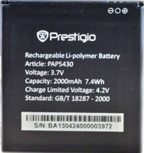 Аккумулятор для телефона Prestigio PAP5430BA