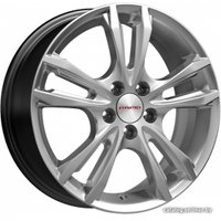 Литые диски K&K Samara 16x6" 5x114.3мм DIA 67.1мм ET 43мм Сильвер