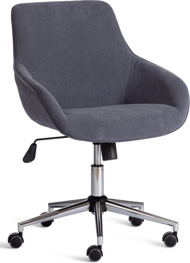 

Офисное кресло TetChair Dublin хром/вельвет (графит)