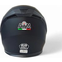 Мотошлем AIM JK526 526-008-XL (XL, черный матовый)