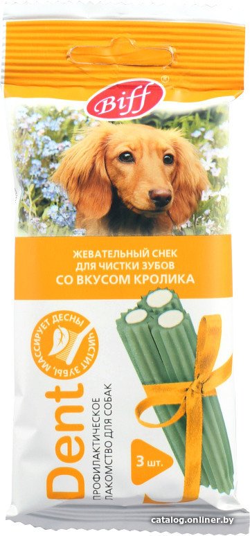 Лакомство для собак TiTBiT Dent Жевательный снек со вкусом кролика 50 г