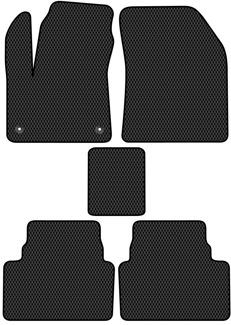 

Комплект ковриков для авто Alicosta Citroen C5 Aircross I (suv) 2022 - Н.В. (черный, ромб)