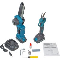  Edon ANS-20/6BL + APS-20BL (цепная пила, секатор, 2 АКБ, кейс)