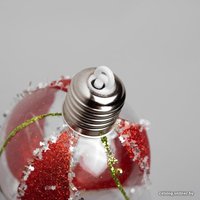 Елочная игрушка Luazon Шары с блестками 4834897