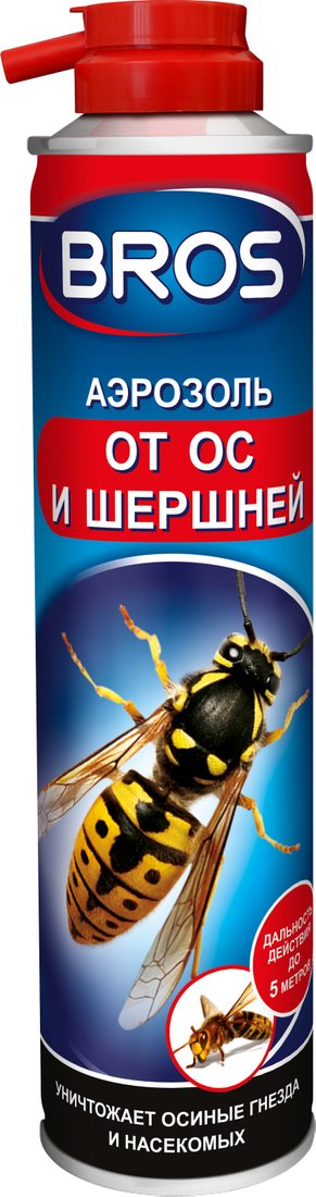 

Аэрозоль против насекомых Bros от ос и шершней 300 мл